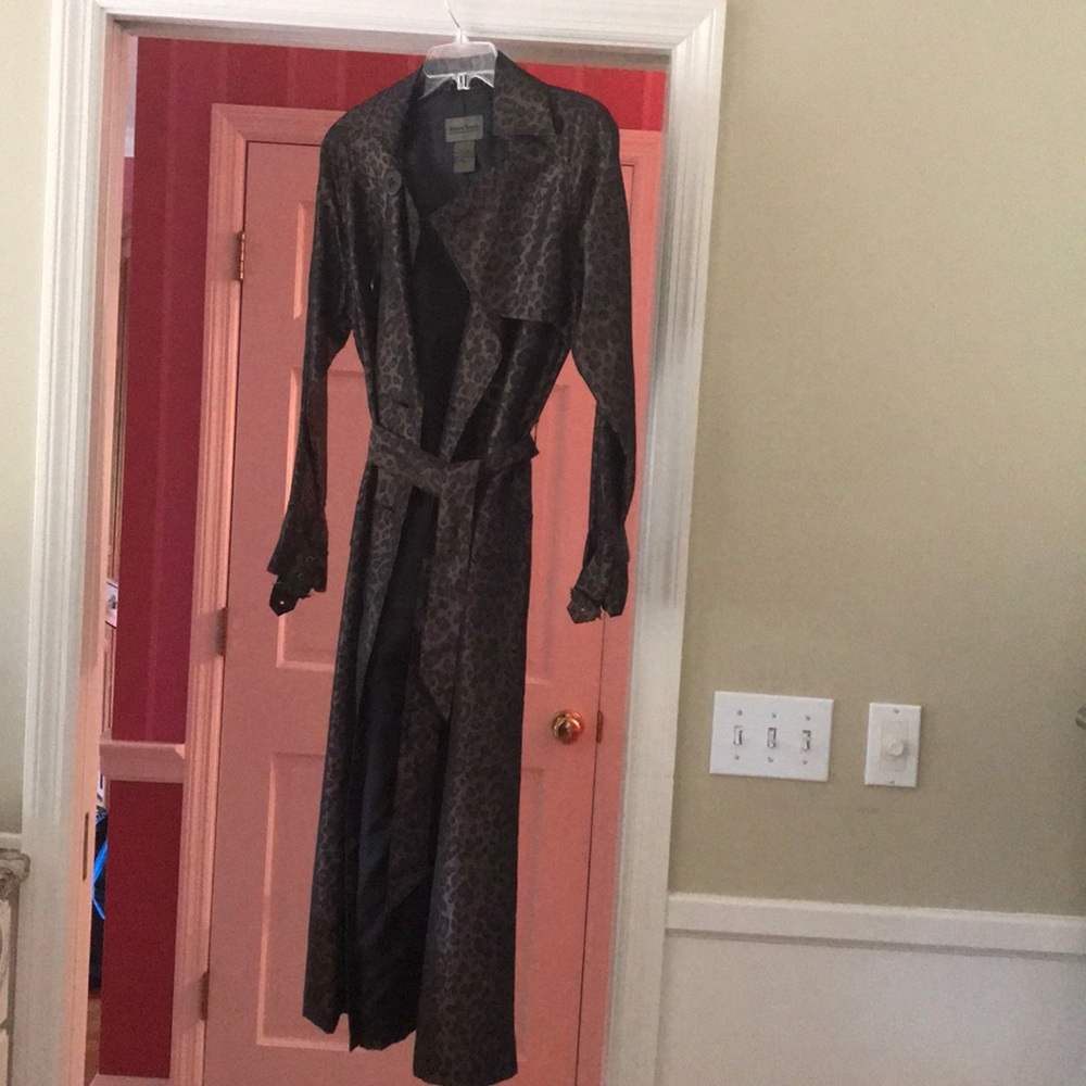 Brandon Thomas leopard print raincoat